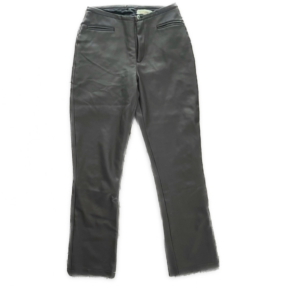 Le Chateau Brown Faux Leather Pants